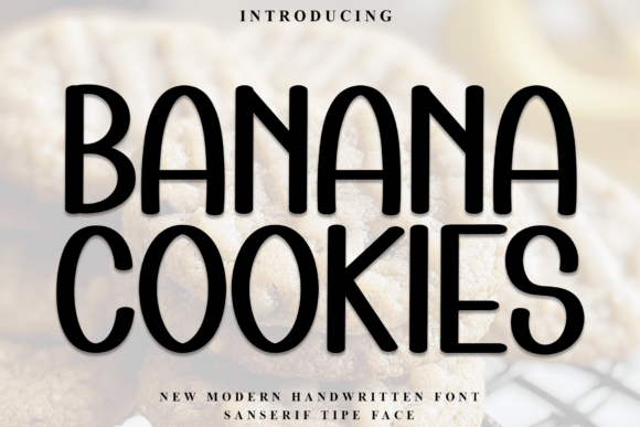 Banana Cookies: A Festive Font for Holiday Branding