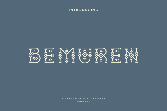 Bemuren: A Timeless Display Font for Modern Branding