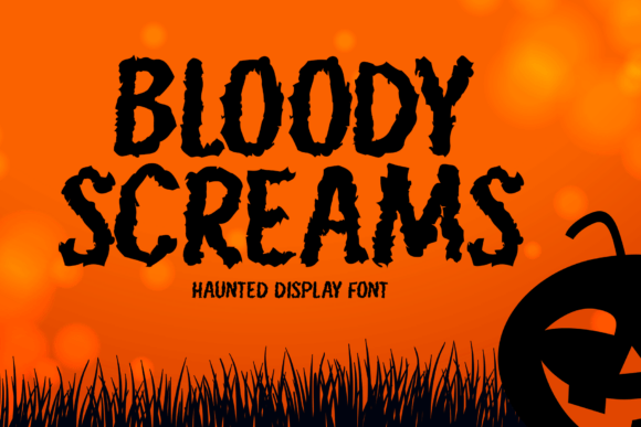 Bloody Screams: A Spooky Display Font for Digital Design