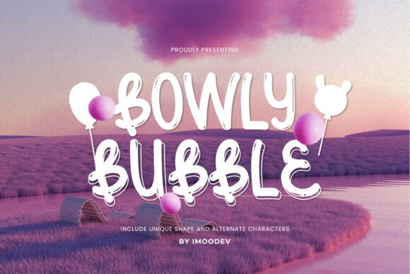 Bowly Bubble: A Playful Font for Digital Design