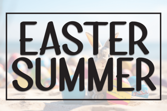 Easter Summer Font for Handmade Creators
