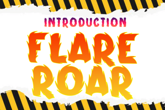 Flare Roar: A Font for Editorial Expression
