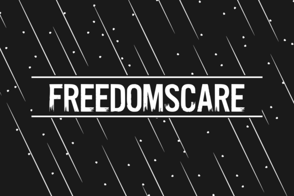 Freedomscare: A Bold Display Font for Digital Design