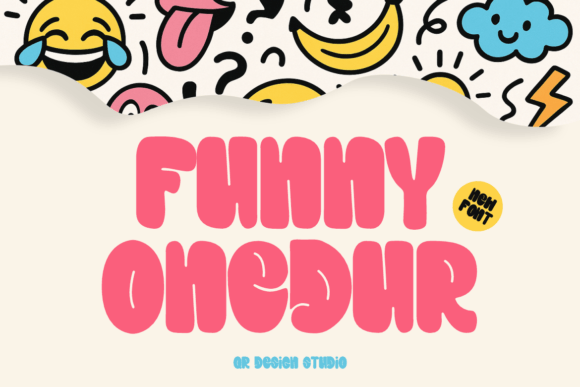 Fun Onedur: A Playful Display Font for Branding and Design