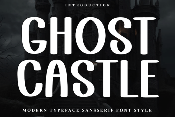 Ghost Castle: A Festive Display Typeface for Editorial Design