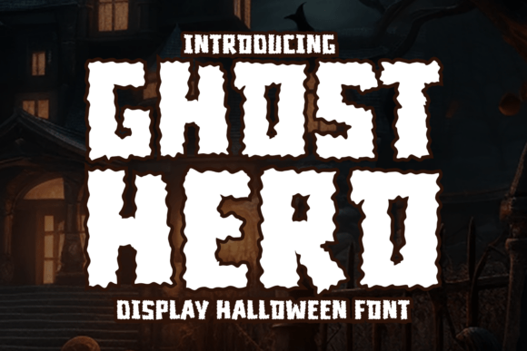 Ghost Hero: A Bold Display Font for Web Design