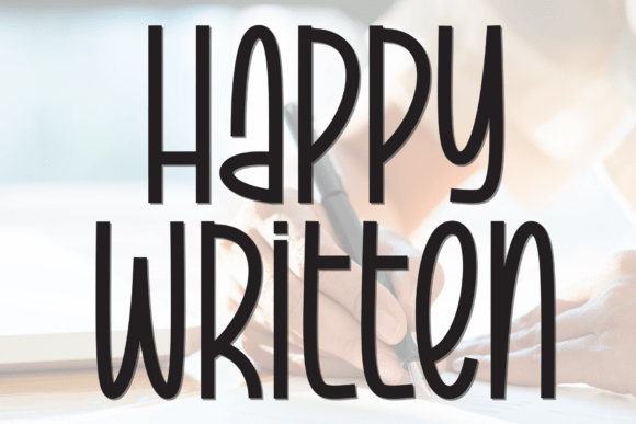 Happy Written: A Warm and Approachable Display Font for Branding