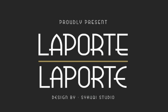 Laporte: A Display Font with Modern Rhythm and Editorial Presence