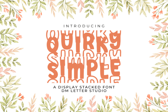Quirky Simple Stacked: A Display Font for Modern Web Design