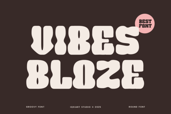 Vibes Bloze: A Display Font for Bold Web Design