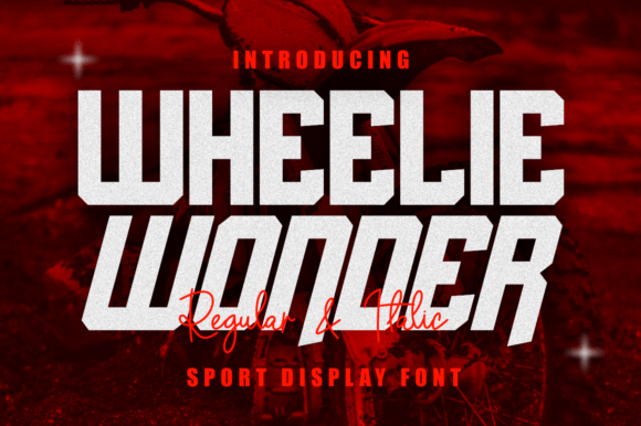 Wheelie Wonder: A Bold Font for Digital Branding